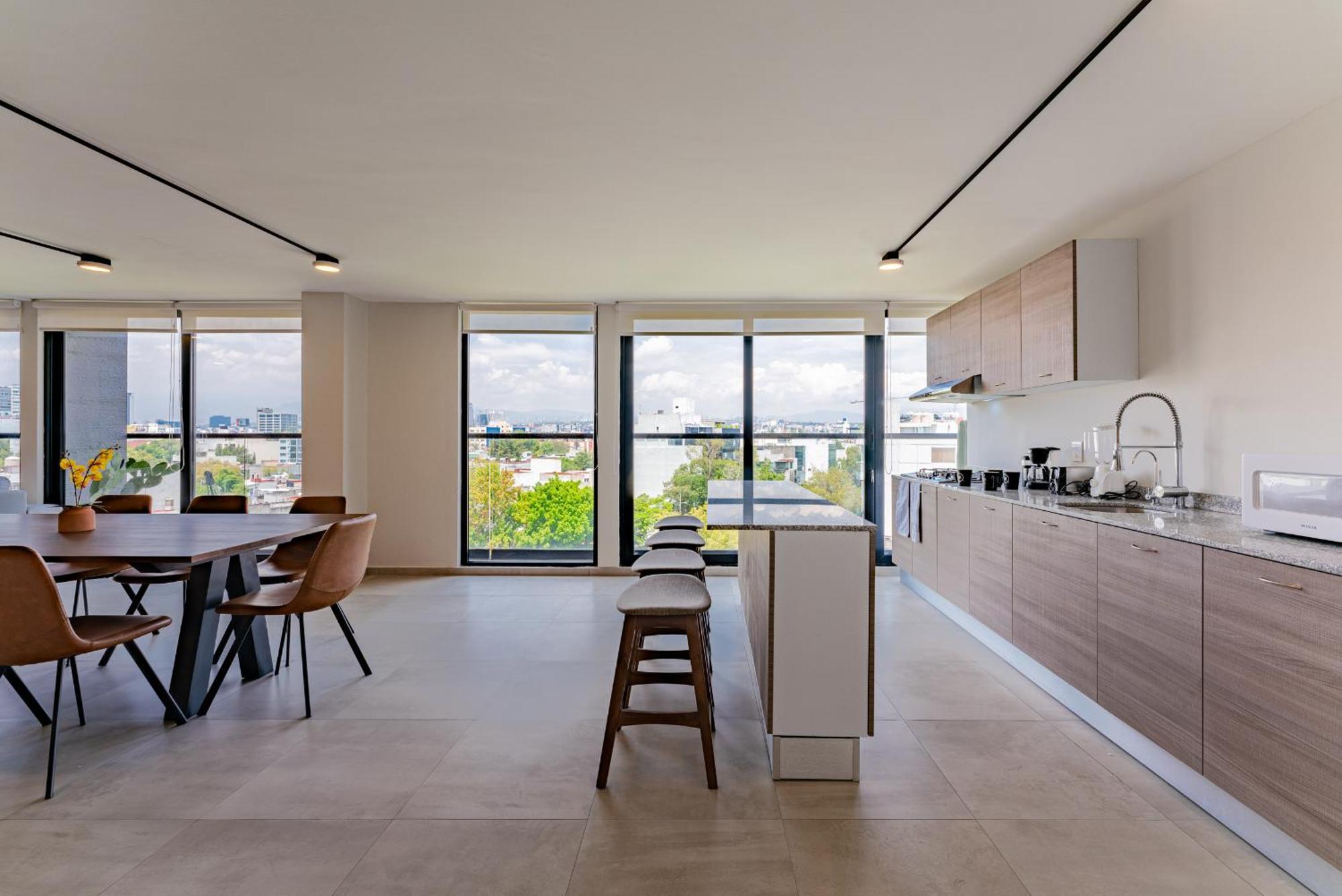 Condesa Lofts & Residence Hotel By Vh 멕시코 시 객실 사진