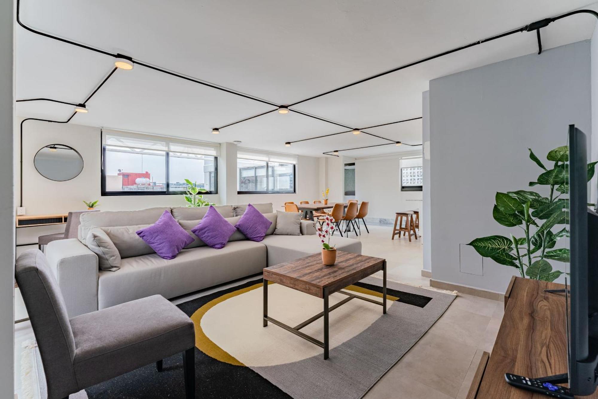 Condesa Lofts & Residence Hotel By Vh 멕시코 시 객실 사진