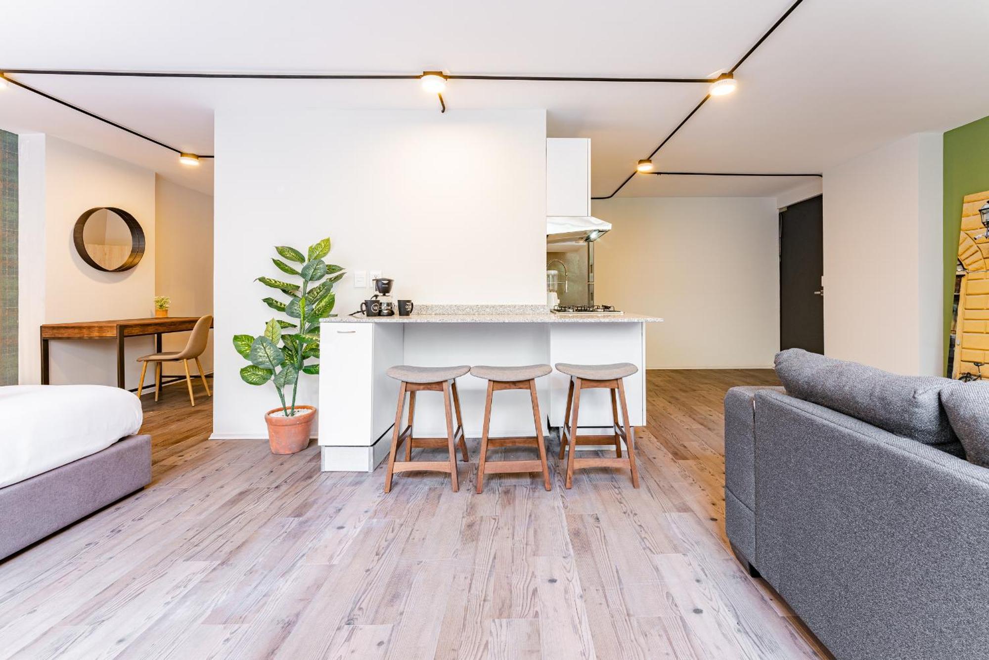 Condesa Lofts & Residence Hotel By Vh 멕시코 시 객실 사진